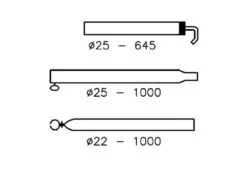 Umefa Campking Dakligger Aluminium 25-22 Mm 170-250 Cm