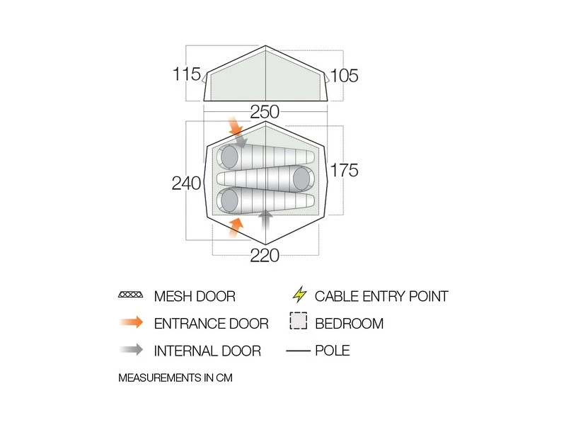 Vango Experience Tent Nevis 300 - Image 2