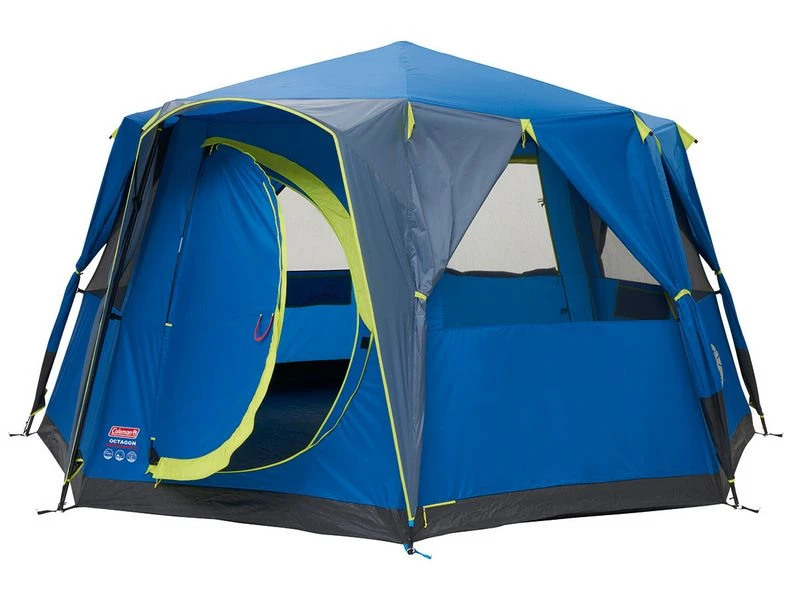 Coleman Familie Tent Octagon Blue-lime - Image 3