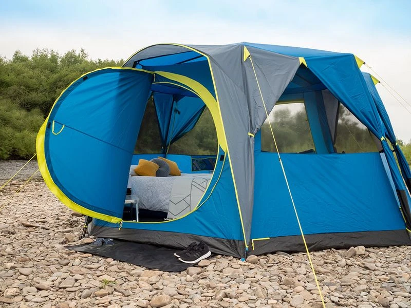 Coleman Familie Tent Octagon Blue-lime - Image 5