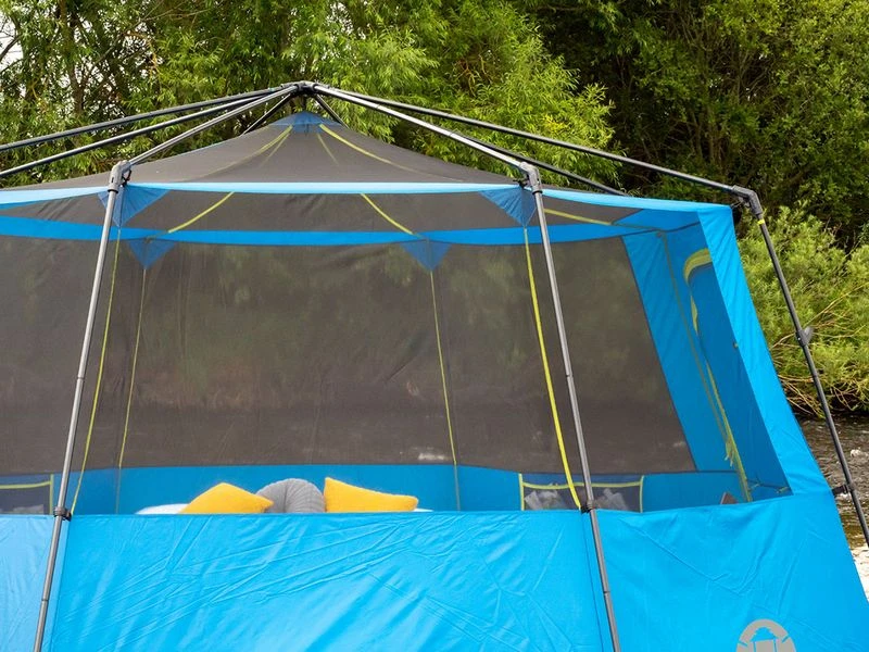 Coleman Familie Tent Octagon Blue-lime - Image 6
