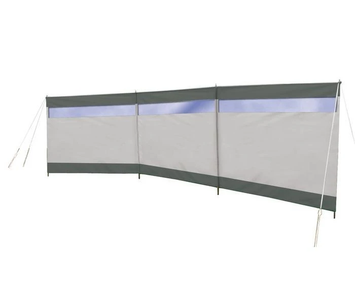 Bo Camp Windscherm Solid Met Raam