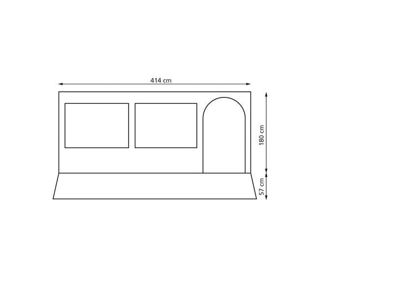 Eurotrail Canopy Room Bergen 440 - Image 4